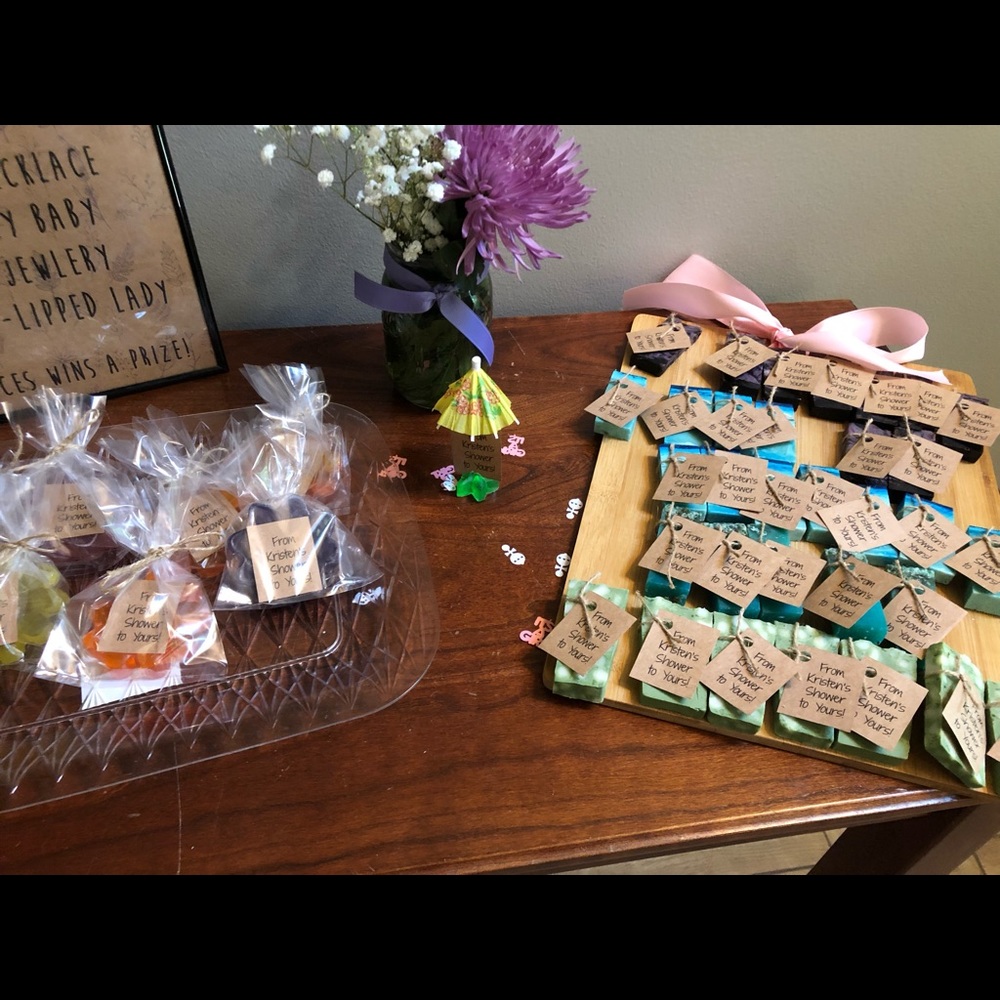Homemade soap party/shower favors - Picture 1 of 5
